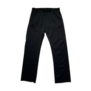 Raw hem trouser